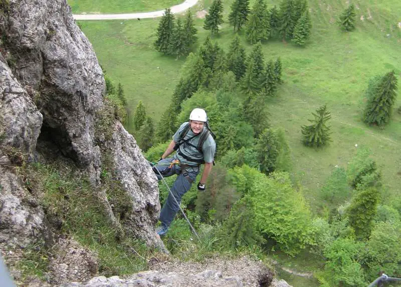 Bandschlinge Klettersteig Rasten