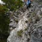 Im Steilaufschwung B/C. Hier geht es wendeltreppenmäßig nach oben. Im Steilaufschwung B/C. Hier geht es wendeltreppenmäßig nach oben.