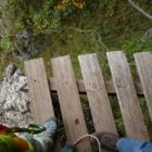 Die Startplattform vom Flying Fox. Hier muss man aufpassen, dass sich das Rückholseil nicht verheddert. Die Startplattform vom Flying Fox. Hier muss man aufpassen, dass sich das Rückholseil nicht verheddert.