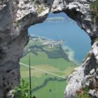 Das markante Drachenloch. Das markante Drachenloch.