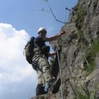 Kurze erdige Standmöglichkeit am Beppo Pfeiler. Kurze erdige Standmöglichkeit am Beppo Pfeiler.