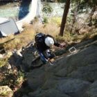 Die gar nicht mal so leichte Reibungspassage B/C über Wurzeln. Sieht krasser aus als es ist. Die gar nicht mal so leichte Reibungspassage B/C über Wurzeln. Sieht krasser aus als es ist.