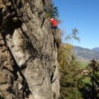 Die Wand mit der Schlüsselstelle... Die Wand mit der Schlüsselstelle...