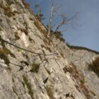 Es folgt ein langer plattiger Quergang. Es folgt ein langer plattiger Quergang.