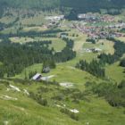 BLick zurück zur Bergstation Iselerbahn.