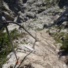 Die Rampe nach unten beim Einstieg.