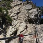 Blick zurück auf die Einstiegsrampe.