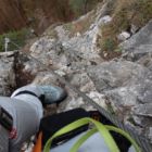 Blick zurück in die steile Verschneidung C. Blick zurück in die steile Verschneidung C.