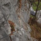 Hier gehts kurz abwärts im Quergang Hier gehts kurz abwärts im Quergang