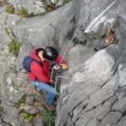 Steilstufe nach der Einstiegswand Steilstufe nach der Einstiegswand
