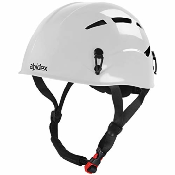 Diverse ALPIDEX Kletterhelm + Alpidex Klettergurt + Stubai Klettersteigset Basic 3.0 - Helm: Bright White, Gurt: Green - 2