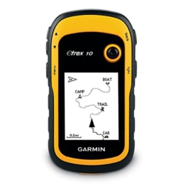 Garmin eTrex 10 GPS Handgerät - 2,2" Touchdisplay, Batterielaufzeit bis 25 Std., großer interner Speicher -