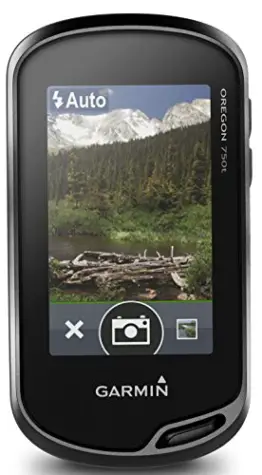 Garmin Oregon 750 GPS-Handgerät mit Autofokus-Kamera, wiederaufladbarem Akku-Pack, Aktivitätsprofilen, Geocaching Live -