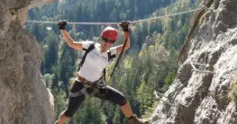 Grünstein Klettersteig Fotoloch