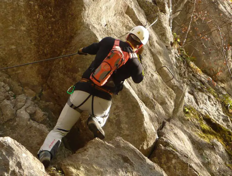 Klettersteigausrüstung: Kleiner Rucksack